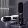 Portable Mini LCD Wireless Ceramic Hair Straightening Comb