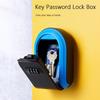Wall Mounted Key Storage 4 Digital Combination Password Security Code Lock Key Lock Box For Home Office Storage Box Organizer