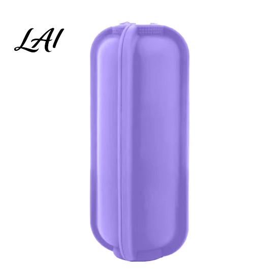 Leak Proof Food Storage Food-grade Silicone Taco Holder Flip-top Buckle Design Burrito Dishwasher Safe Box Box Leak-proof Handling for Picnic Lunch