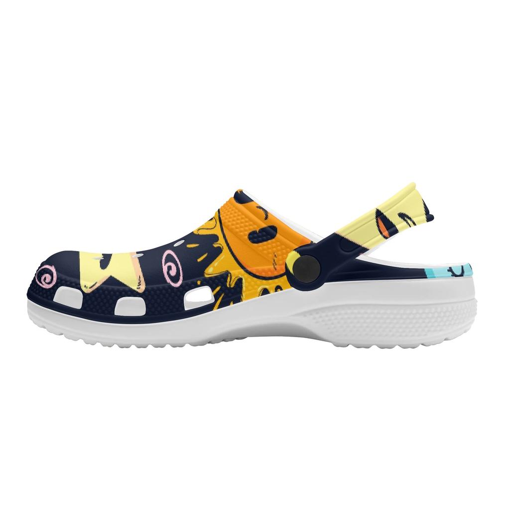 Trendy Printed EVA Clogs Sandals Women Men Ventilated Breathable Slip On Casual Slippers Soft Sole Summer Shoes Daily Comfort Wear