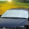 Автомобиль Snow Ice Protector Visor Sun Shade Fornt Заднее лобовое стекло Крышка Блок-щиты
