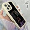 JT507 Жуткий Неоновый Арт Принт для iPhone 17 16 15 14 Pro Max Samsung S26 S25 Ultra A17 A07 A56 A16 A06 A05 Xiaomi 15T Redmi 15c 14C Мягкий Чехол