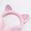 Soft Furry Outdoor Ear Covers Headband Cat Ears Foldable Ear Muffs Winter Accessories  for Women