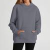 Women's Casual Long-sleeved Solid Color Hooded Sweatshirt