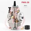 С Power Jet для гоночного двигателя 2T 4T Универсальный Keihin Koso Oko Мотоцикл PWK Карбюратор 21 24 26 28 30 32 34 мм