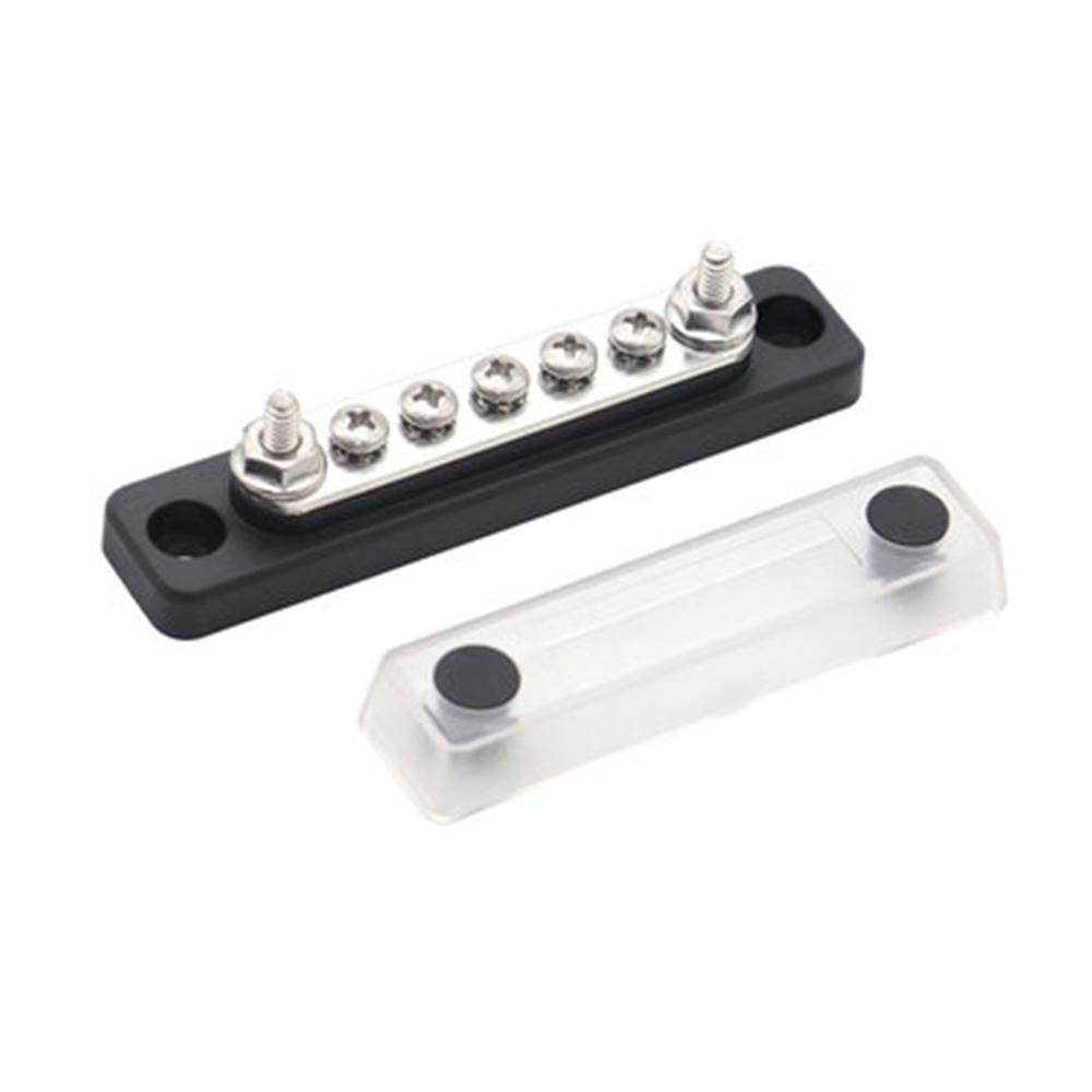 Шинная шина 48 В, крышка, комплект распределительного блока заземления, универсальный для автомобиля, лодки, морской распределительный блок, клеммная колодка