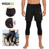WOSAWE Cycling 7/8 Length Shorts Men Women Breathable Quick-Dry Mountain Bike Riding Pants Loose Fit Gym Workout