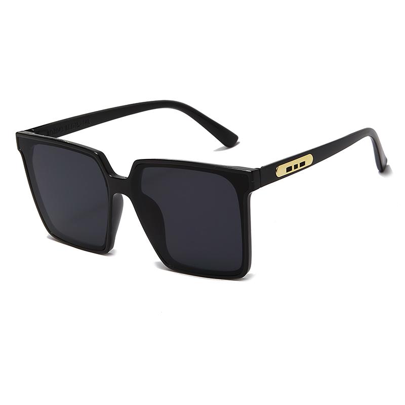 Big Square Frame Sunglasses Unisex Vintage Men Women Fashion Driving Fishing Sun Glases UV400 Outdoor Street Shooting Retro Male Female Sunglasses