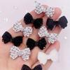Resin Bow Flat Back Rhinestones DIY Crafts and Wedding Hair Accessories Mobile Phone Patch Hair Clip Earrings Necklace