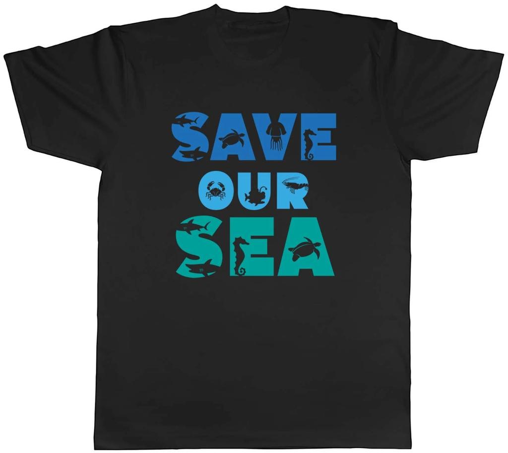 Save Our Sea Environment Mens Unisex T-Shirt Tee Gift