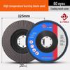 125 Type Stainless Steel Shutter Blade Grinding Disc for Angle Grinder - Thickened Flat Polishing Wheel