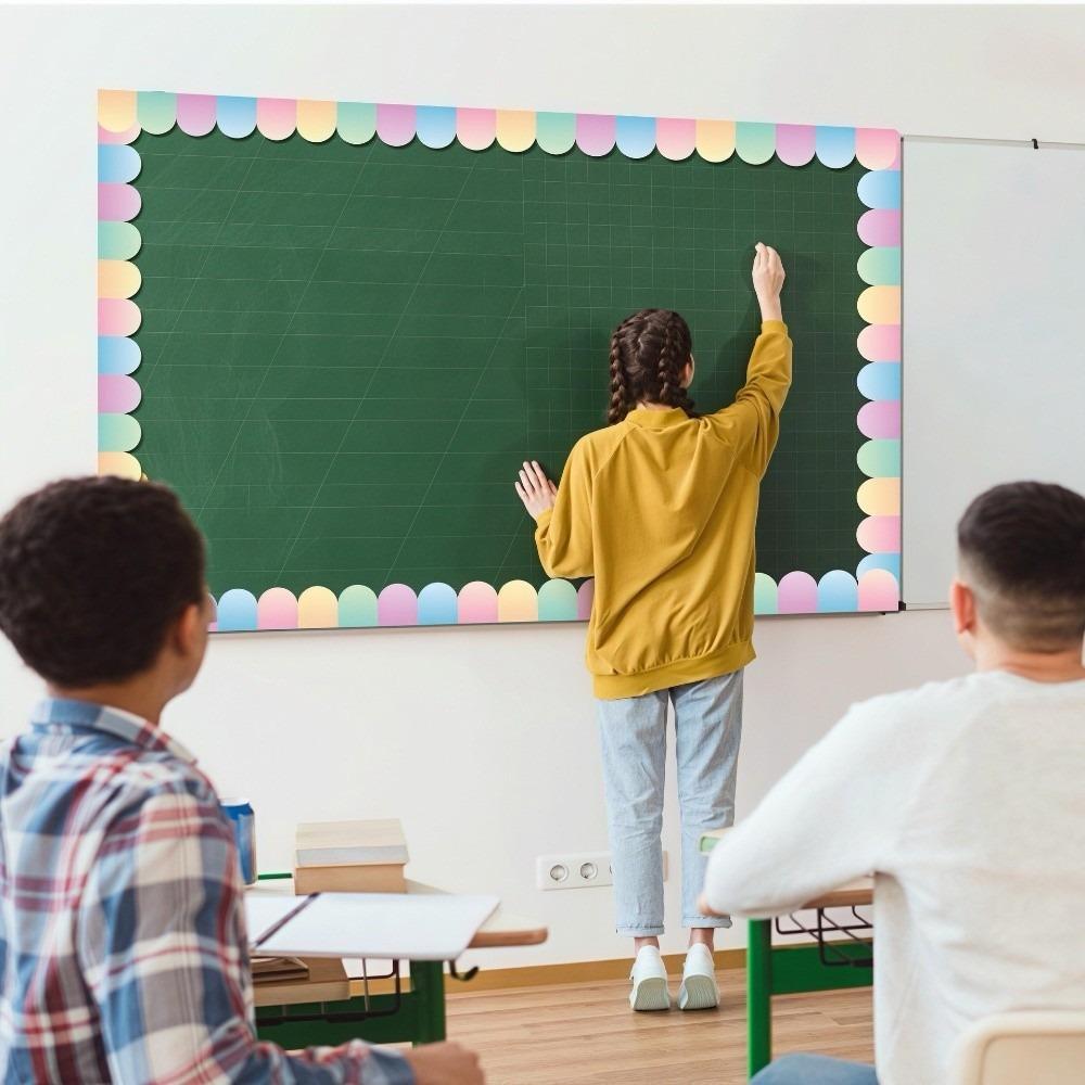 20.0 Meter Roll Blackboards Border Self-Adhesive Wall Trim Decals Notice Board