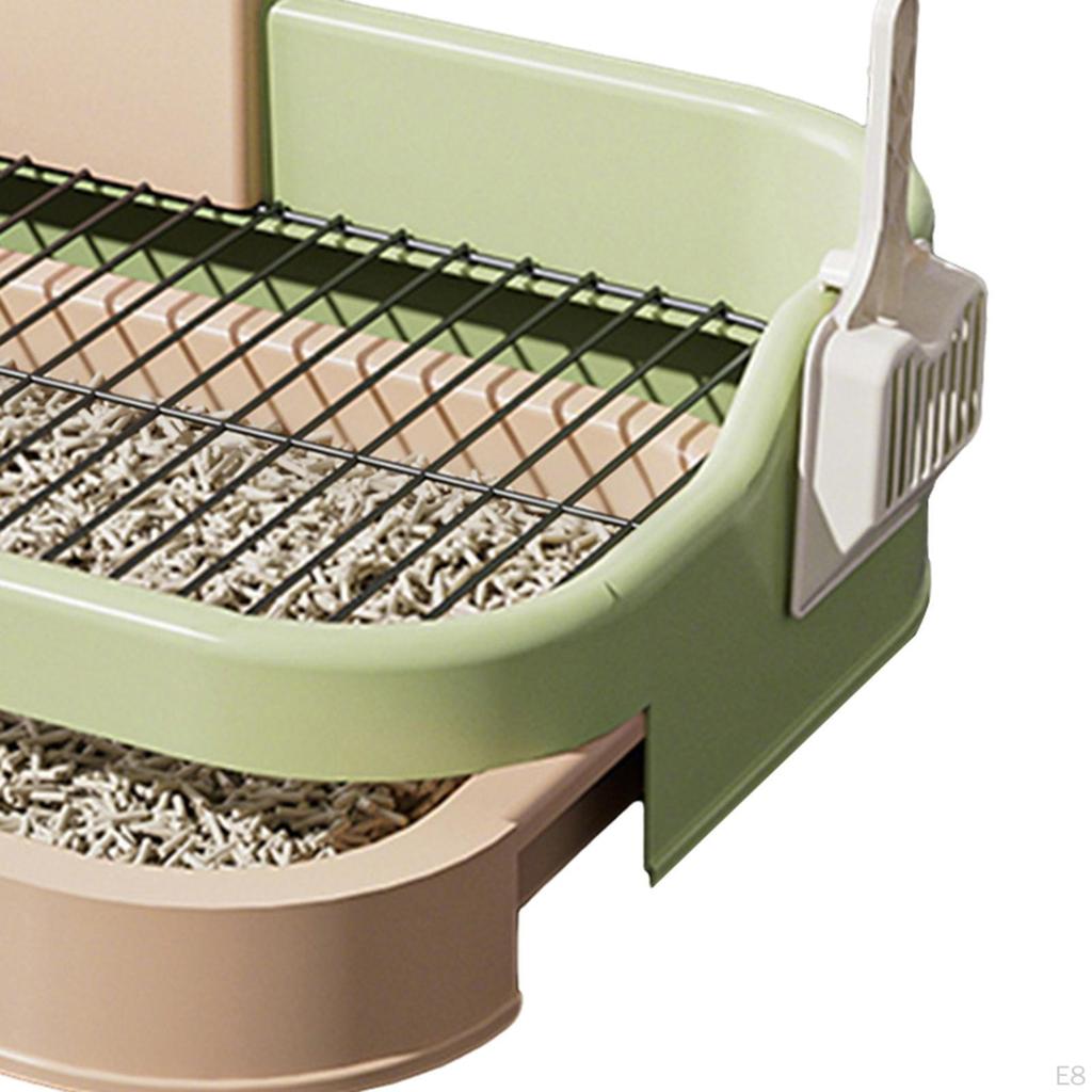 Dog Toilet Potty Tray Raised Enclosure Lightweight Puppy Pee Holder Training Pad