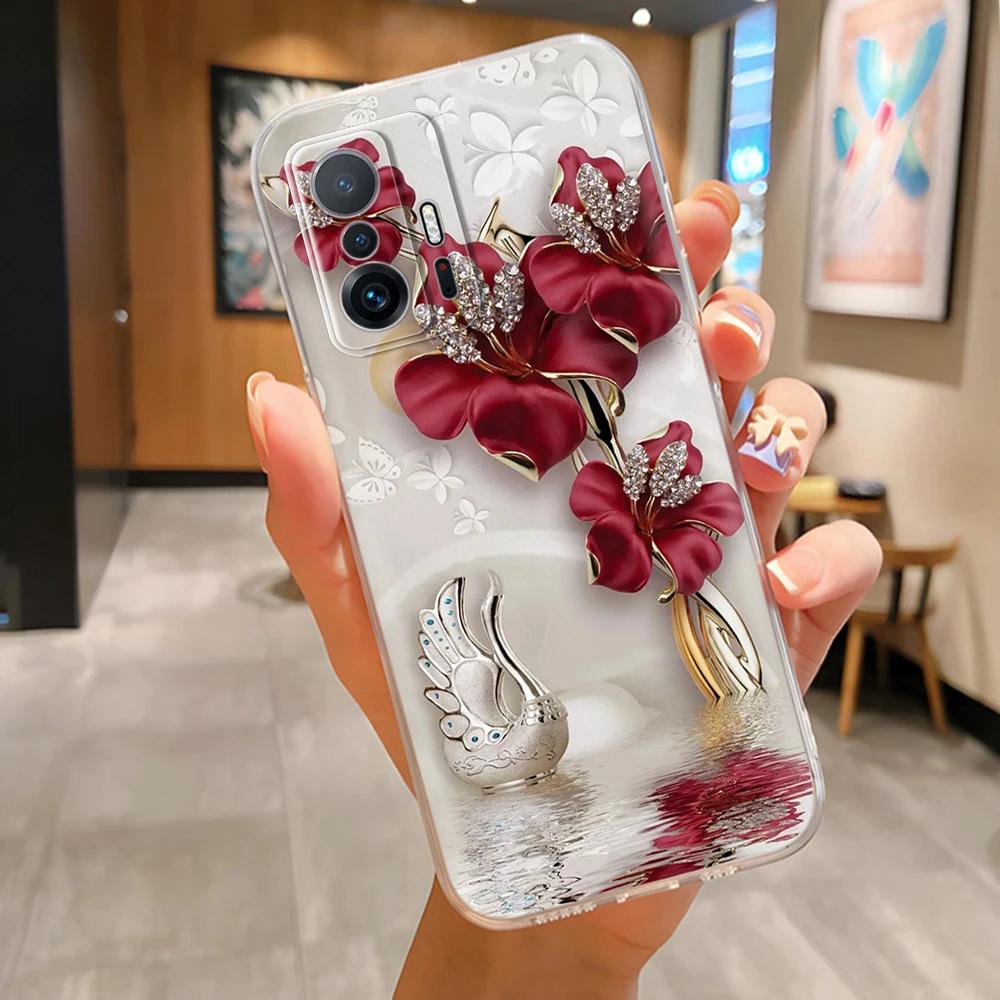 Для Xiaomi 11T Pro Чехол для телефона Модный Фэнтези Прозрачный Чехол Для Xiaomi Mi 11T Pro Mi11T ТПУ Силиконовый Противоударный Задние Крышки Funda