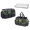 Wear-Resistant Tool Organizer Bag 4 Foldable Dividers Cleaning Tools Storage Bag  Housekeepers