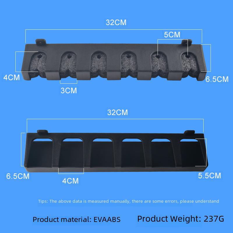 Настенная многофункциональная стойка для хранения и демонстрации удочек