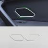 For Seat Tarraco 2018 ABS Chrome Car Rear Door Above Speaker Audio Horn Ring Cover Trim Sticker Accessories Styling