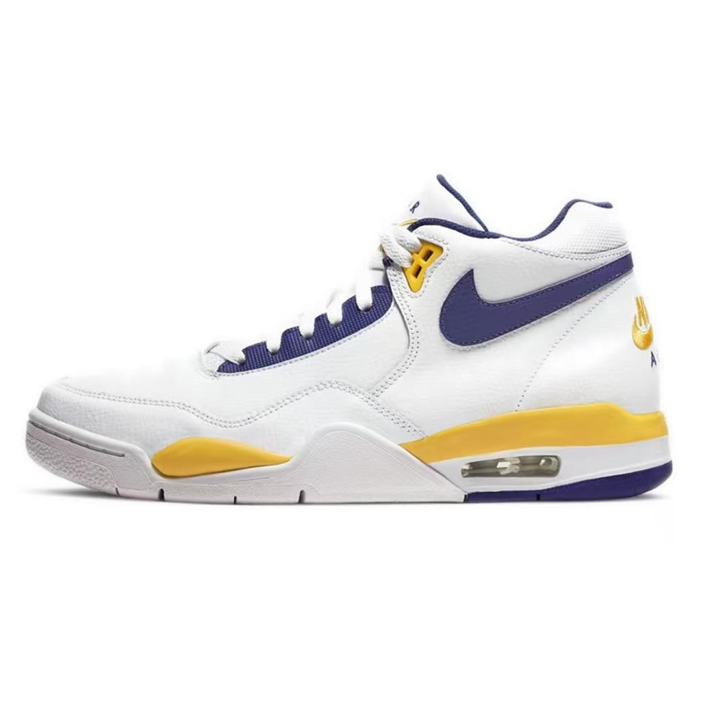 Nike Flight Legacy Скользкие Устойчивые к истиранию Скользкие Устойчивые к истиранию Средние Винтажные Баскетбольные Кроссовки BQ4212-102(Команда317-)