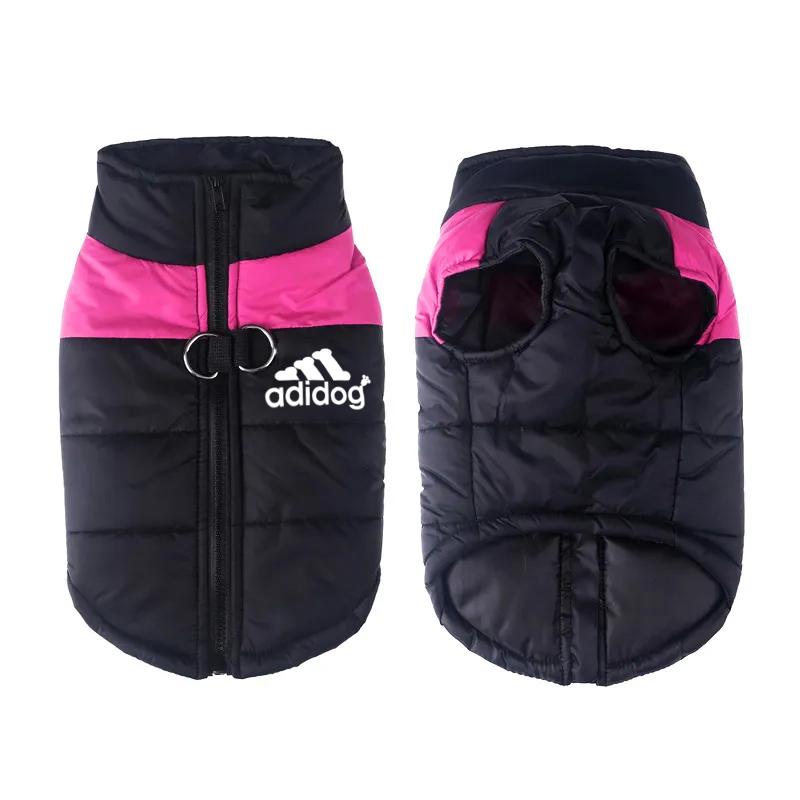 Winter Pet Dog Clothes Warm Big Dog Coat Puppy Clothing Waterproof Pet Vest Jacket For Small Medium Large Dogs Adidog