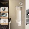 Dustproof Disposable Cup Dispenser Suction Cup Cup Picker Paper Cup Storage Rack  Drinking