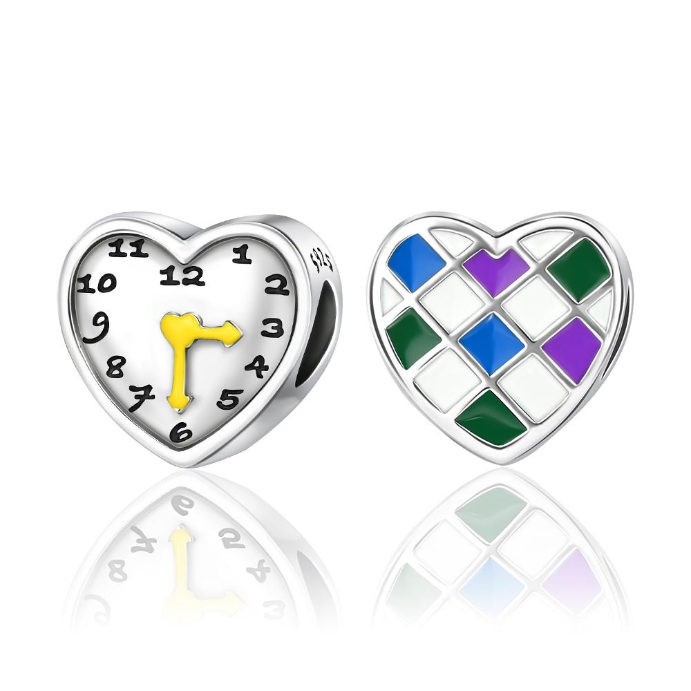 Cross Charms Fit Fashion Original Bracelets 925 Silver Pave Zircon Bible Bead Religion Holy Angel Safety Chain Charm DIY Jewelry