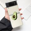 Милый Авокадо Детский Йога Модный Чехол для Телефона для Samsung Galaxy Z Flip 3 4 5 6 7 Жесткий Складной Z Flip4 ПК Чехол Защита Подарок