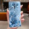 For OPPO Reno 2 Case OPPO Reno2 F Phone Case Reno2 Z Flower Butterfly Capa Coque Transparent Soft Silicone TPU Back Cover Fundas
