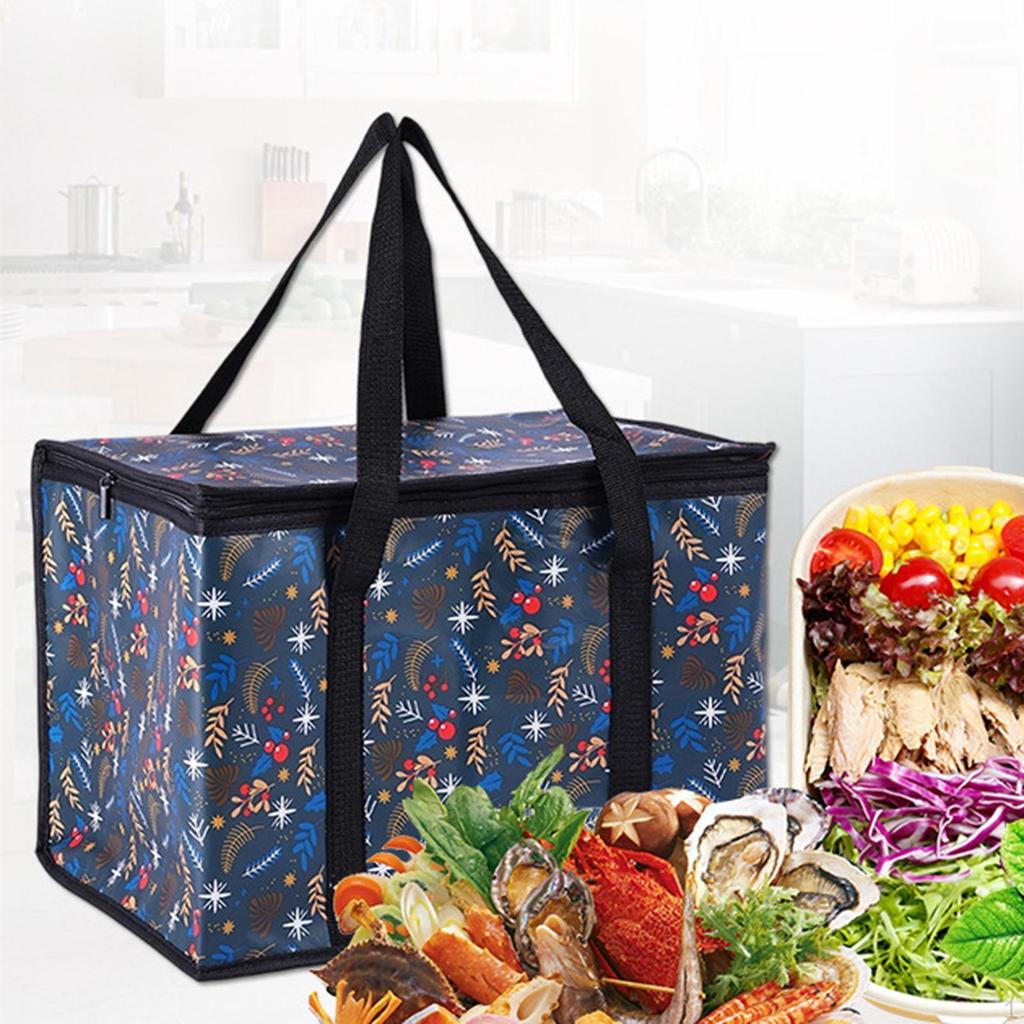 Insulated Delivery Bag Grocery Tote Professional Catering Transportation Portable Thermal