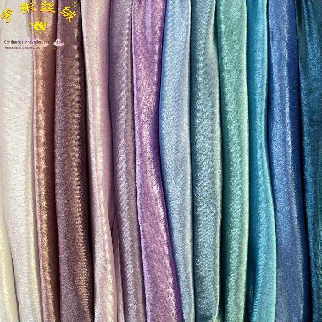 Ультрамягкая яркая полиэстеровая односторонняя бархатная ткань для поделок и игрушек