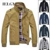 Мужская куртка, весенняя новая куртка-бомбер для среднего и пожилого возраста, повседневная мужская одежда большого размера