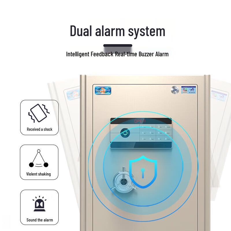 Tiger Lingyao Series 45cm Fingerprint Password Home & Office Safe