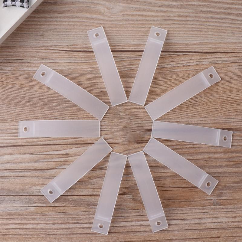 10 Pcs Clear Plastic Drawer Stops Replacement Dresser Drawer Stoppers Drawer Bottom Repair Tool Easy Installation