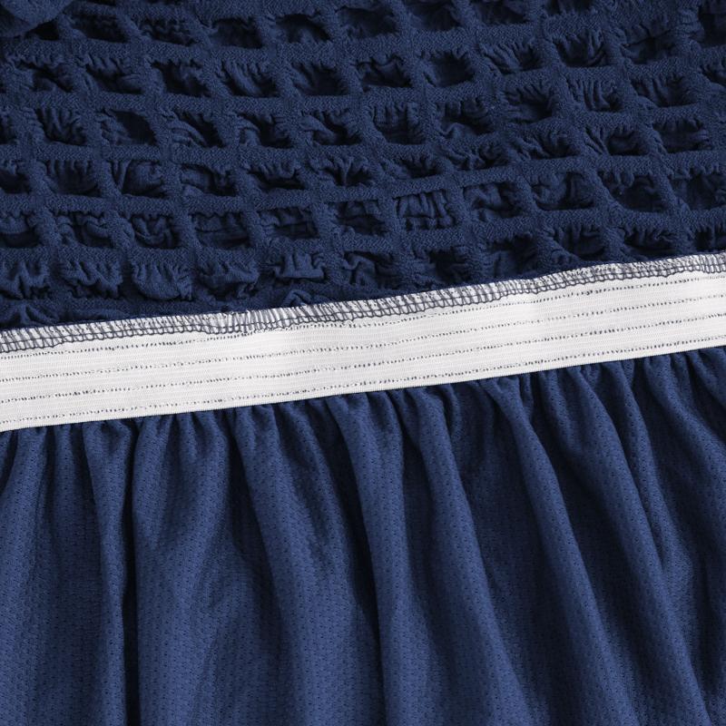 Чехол для дивана в клетку из жатого хлопка, эластичный чехол для дивана, европейские чехлы, чехол для кресла, чехол для углового дивана, чехол для дивана 1/2/3/4, сиденье для гостиной