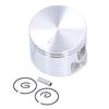 Compact Gasoline Engine Piston Kit Silver Piston Assembly Replacement for STIHL TS410 TS420