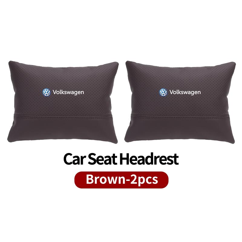 For Volkswagen VW Car Neck Pillow Memory Foam Headrest Back Cushion Lumbar Support Scirocco Passat Polo B5 B6 B7 CC Tiguan zj0