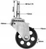 Wheels, caster, swivel wheels, presser, gearbox lifter, 4-piece set