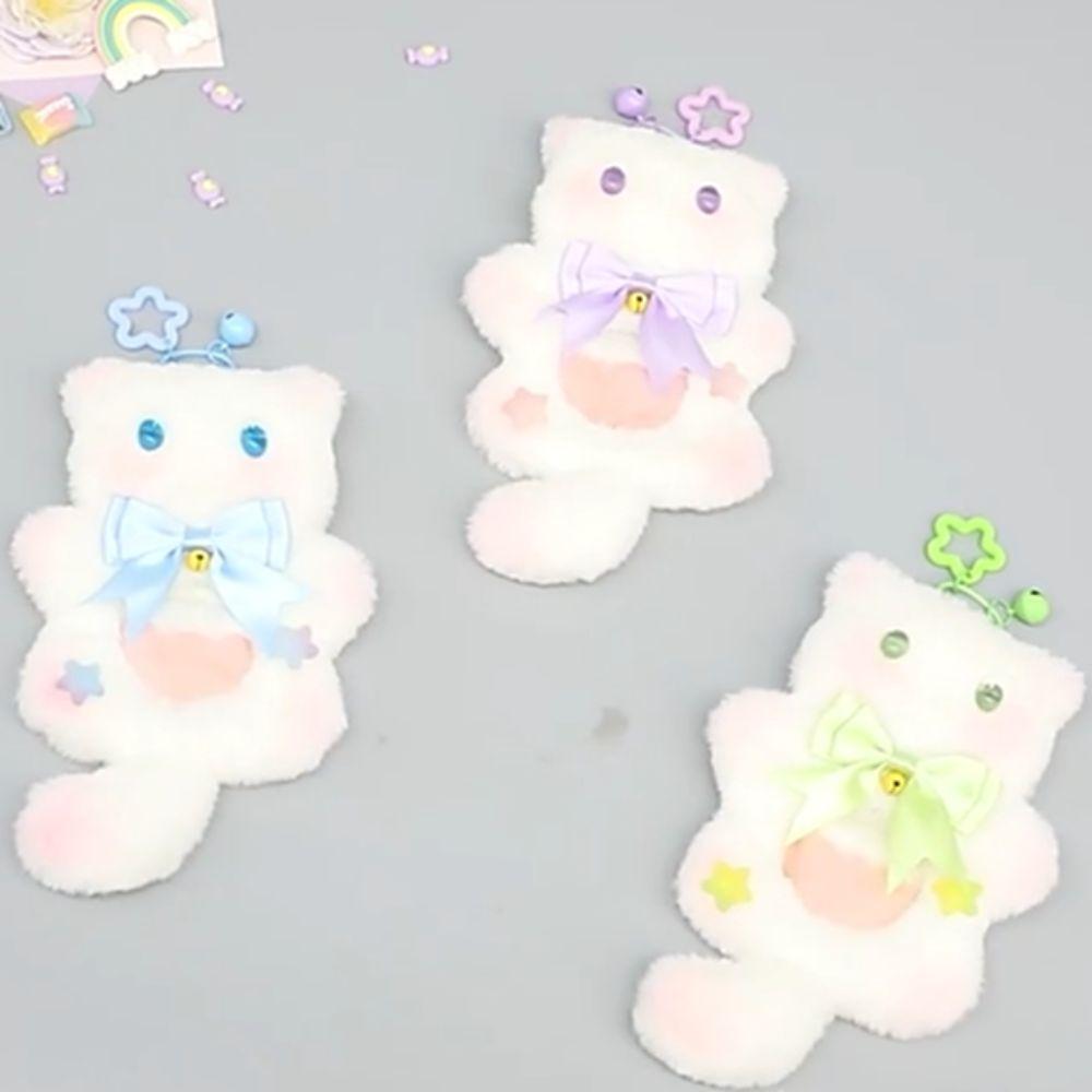 Cartoon Cat Anime Pins Display Base Plush Badge Decoration Tray Cute Badge Holder Fans Chasing