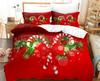 Christmas Quilt Cover Bedding Set Duvet Comforter Pillow Case Twin Queen King Double Full Single 3PCS Bedroom Decor Women Gift