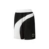 Teamwear Flare Logo Print Line Design Loose Fit Breathable Sports Running Basketball Pants Men Bottoms Black White 670805-01