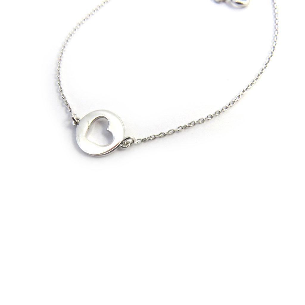 Les Trésors De Lily [N2833] - Серебряный браслет "Любовь" серебро (родиевое покрытие) - 10 мм