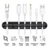 Держатель кабеля SOULWIT, зажим для кабеля, кабель Lightning, USB-кабель, кабель для зарядки, кабель для наушников, проводка для мыши, проводка для клавиатуры, зажим для органайзера на клавиатуре