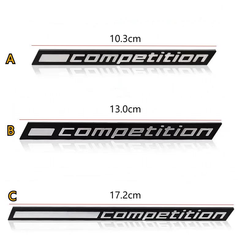 3D ABS черный логотип для соревнований задний багажник эмблема значок наклейки наклейки для M1 M3 M4 M5 M6 X1M X3M X4M X5M X6M