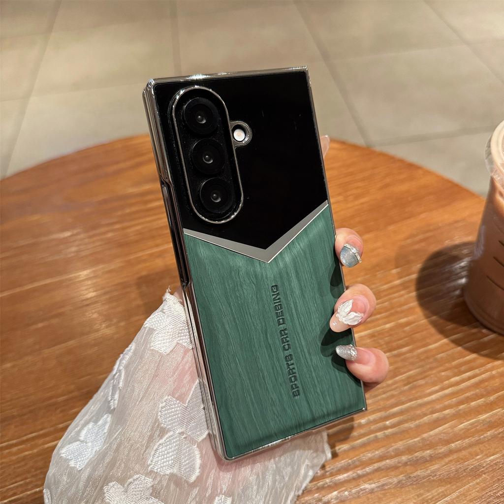 Применимо к Samsung складной экран ZFold1 гальванический чехол для мобильного телефона креативная splicing древесной текстуры ZFOLD1/1/1 чехол защитная пленка