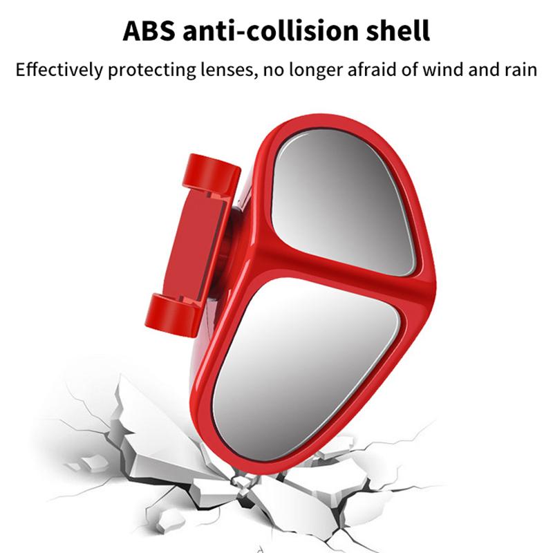 Автомобильное зеркало для слепых зон, 1 пара, переднее колесо, вспомогательное зеркало заднего вида, двухстороннее зеркало, широкоугольное зеркало, регулируемое на 360 градусов для автомобилей