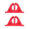 2Pcs Fishing Rod Display Clamp Fishing Rod Fixing Bracket Wall Mount Fishing Rod Fixing Clip Fishing Rod Storage Clip