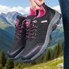 Spring and Autumn Mountaineering Shoes Fashion Women's Hiking Shoes Comfortable Outdoor Sports Anti Slip Walking Shoes