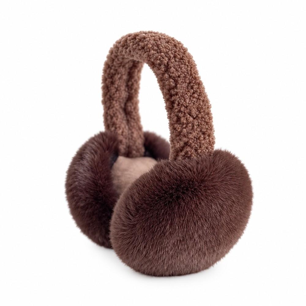 Soft Winter Earmuffs Faux Fur Ear Warmers New Foldable Ear Covers Cold Weather