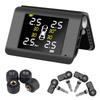 Система мониторинга давления в шинах TPMS с питанием от солнечной энергии, сигнализация низкого давления, светодиодный дисплей, 4 внешних или встроенных датчика