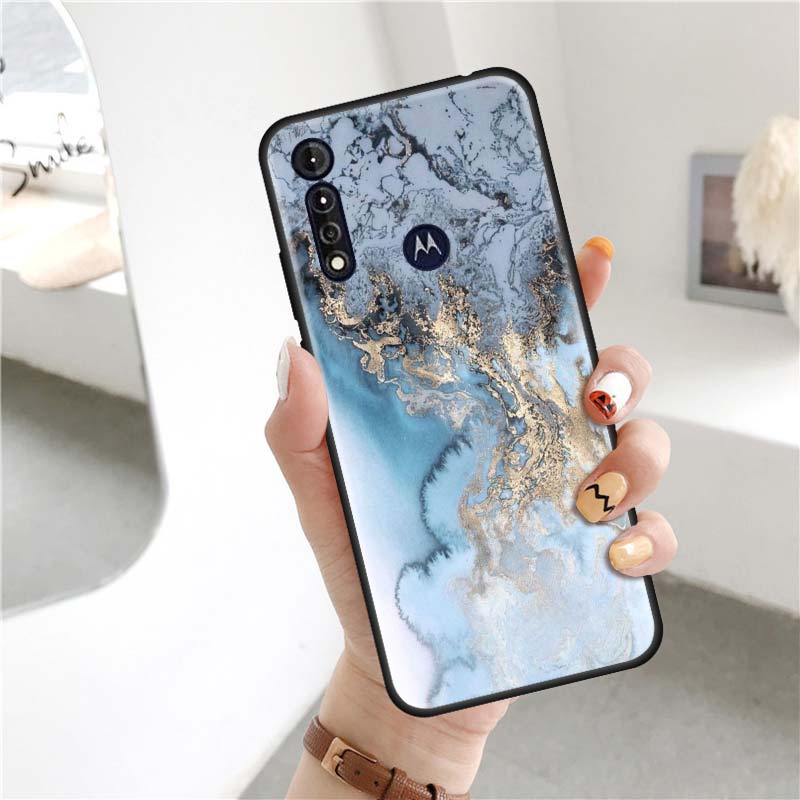 Модный мраморный чехол для Motorola Moto G8 Play G 5G Power Lite E6s Stylus One Hyper Edge Fusion Plus, чехол из ТПУ для телефона