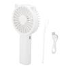 Handheld Mini Fan 3 Different Wind Speeds USB Charging Low Noise Small Fan with Light for Office